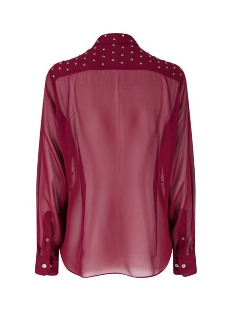 Burgundy Chowy Embellished Shirt Dries Van Noten - women DRIES VAN NOTEN | 2510107461030359